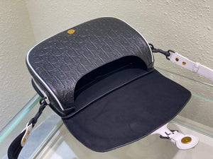 Dior Bobby Bag Medium Perforated M9319 Black calfskin with Dior Oblique motif - Default Title - View 8