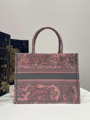 Dior Book Tote M1296 Medium Toile de Jouy Embroidery M0079 - Default Title - View 9