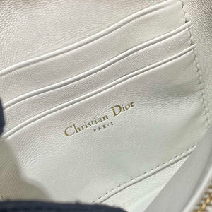 Dior S5135 Caro Macrocannage Pouch Latte Quilted Macrocannage Calfskin - Default Title - View 9
