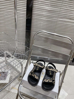 Dior KCQ916BBE Women's D-Wave Sandal Fashion Shoes D82902 - Euro 35=US 4 - View 1