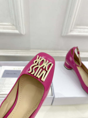 Dior KDV266VNI Miss Dior Pump 40mm Patent Calfskin D82985 - Euro 35=US 4 - View 6
