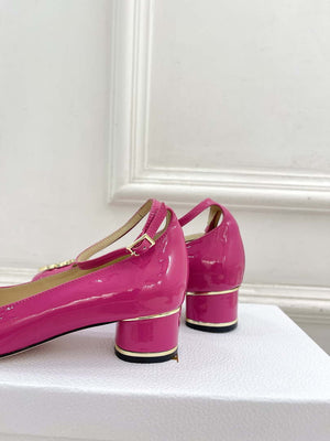 Dior KDV266VNI Miss Dior Pump 40mm Patent Calfskin D82985 - Euro 35=US 4 - View 7