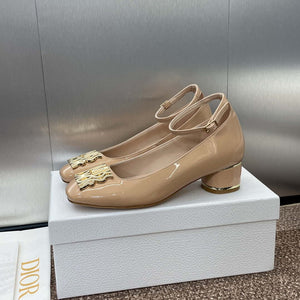 Dior KDV266VNI Miss Dior Pump Apricot Patent Calfskin D82962 - Euro 35=US 4 - View 4