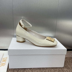Dior KDV266VNI Miss Dior Pump Beige Patent Calfskin D82961 - Euro 35=US 4 - View 6