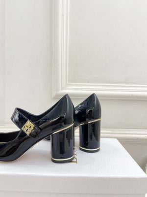 Dior KDV268VNI Miss Dior Pump 80mm Patent Calfskin D82973 - Euro 35=US 4 - View 7