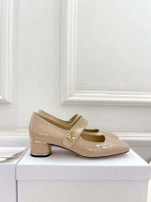 Dior KDV268VNI Miss Dior Pump 40mm Patent Calfskin D82978 - Euro 35=US 4 - View 2