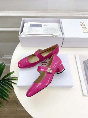 Dior KDV268VNI Miss Dior Pump 40mm Patent Calfskin D82979 - Euro 35=US 4 - View 3