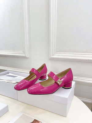 Dior KDV268VNI Miss Dior Pump 40mm Patent Calfskin D82979 - Euro 35=US 4 - View 5