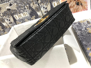 Dio rM9243 Large Caro Bag Calfskin black logo gold - Default Title - View 4