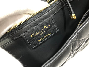 Dio rM9243 Large Caro Bag Calfskin black logo gold - Default Title - View 9