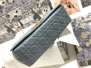 Dior M9243 Large Caro Bag Calfskin Blue - Default Title - View 4