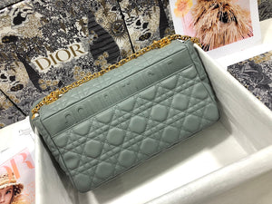Dior M9243 Large Caro Bag Calfskin Gray - Default Title - View 2