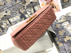 Dior Large Caro Bag M9243 Calfskin Pink Gold - Default Title - View 4