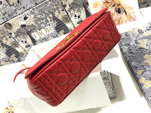 Dior M9243 Large Caro Bag Calfskin Red Gold - Default Title - View 3