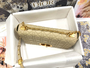 Dior M9243 Large Caro Bag Calfskin Apricot - Default Title - View 6