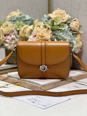 Dior M0051 Crossbody Men Bag Smooth Calfskin Brown - Default Title - View 1
