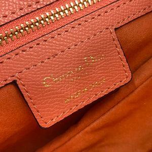 Dior M0446 Dior Saddle Bag Orange Grained Calfskin Purple logo - Default Title - View 9