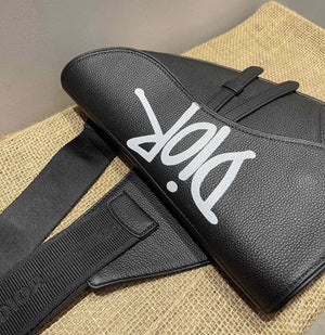 Dior M0446 Saddle Bag Dior Calfskin Bag Black - Default Title - View 4