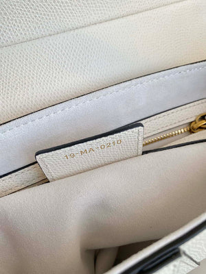 Dior M0455 Saddle Bag With Strap White Grained Calfskin - Default Title - View 8