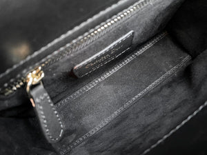 Dior M0505 Mini Dior Lady Bag Black Cannage lambskin Gold - Default Title - View 9