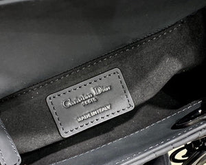Dior M0505 Mini Dior Lady Bag Black Cannage lambskin - Default Title - View 9