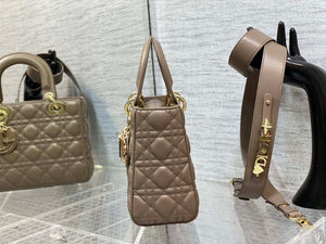 Dior M0531 Small Lady Dior Bag Mike tea Cannage with Mike tea enamel buckle - Default Title - View 5