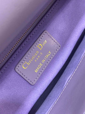 Dior M0531 Small Lady Dior Bag Purple Cannage Lambskin - Default Title - View 9