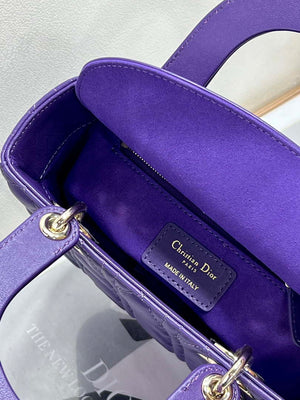 Dior M0538 Small Lady My ABCDior Bag Lambskin Purple - Default Title - View 9