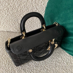 Dior M0540 Lady D-joy Bag Black Cannage Calfskin - Default Title - View 7