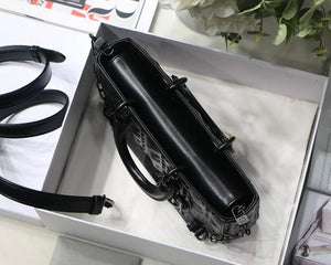 Dior M0540 Lady D-joy Bag Black Cannage Calfskin with Diamond Motif - Default Title - View 8