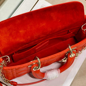 Dior M0540 Lady D-joy Bag Red Cannage Calfskin - Default Title - View 9