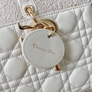 Dior M0540 Lady D-joy Bag White Cannage Calfskin - Default Title - View 6