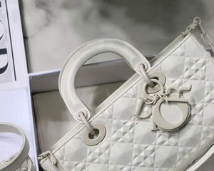 Dior M0540 Lady D-joy Calfskin Bag White - Default Title - View 2