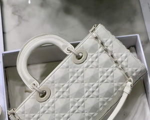 Dior M0540 Lady D-joy Calfskin Bag White - Default Title - View 4