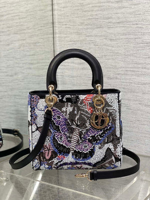 Dior M0565 Medium Lady D-Lite beaded Embroidery M1087 - Default Title - View 1