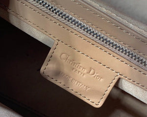 Dior M0565 Medium Lady Dior Cannage Calfskin Bag Tan - Default Title - View 9
