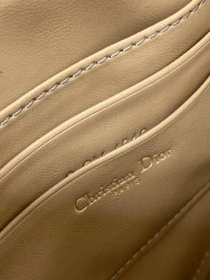 Dior M05909 Saddle Shoulder Pouch Apricot Goatskin - Default Title - View 9