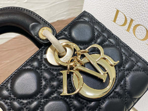 Dior M0613 Small Lady D-joy Bag Black Cannage Lambskin - Default Title - View 3