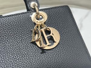 Dior M1151 Small Lady D-Sire My ABCDior Bag Black Bull Leather - Default Title - View 4
