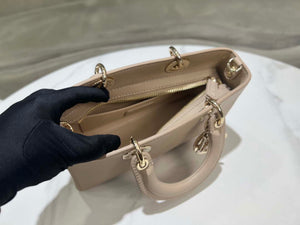 Dior M1151 Small Lady D-Sire My ABCDior Bag Nude Bull Leather - Default Title - View 8
