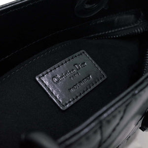 Dior M1151 Small Lady D-Sire My ABCDior Bag Black Macrocannage Crinkled Calfskin - Default Title - View 9
