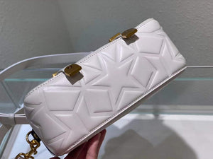 Dior M1243 Small Diorcamp Bag White and Blue Smooth Calfskin - Default Title - View 7