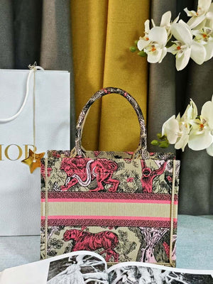 Dior M1265 Small Book Tote Toile de Jouy Embroidery M9628 - Default Title - View 2