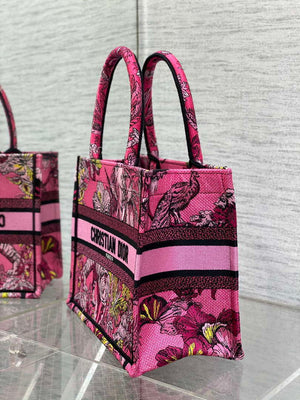 Dior M1265 Small Book Tote Toile de Jouy Sauvage Embroidery M9601 - Default Title - View 6
