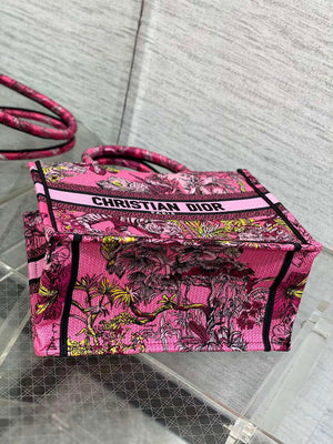 Dior M1265 Small Book Tote Toile de Jouy Sauvage Embroidery M9601 - Default Title - View 7