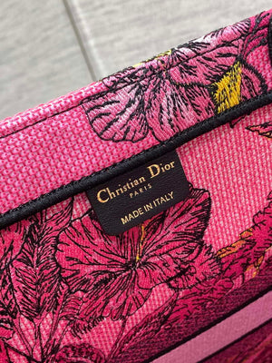 Dior M1265 Small Book Tote Toile de Jouy Sauvage Embroidery M9601 - Default Title - View 9