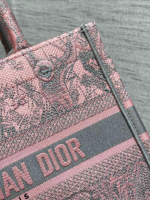 Dior M1265 Small Book Tote Toile de Jouy Sauvage Embroidery M9606 - Default Title - View 3