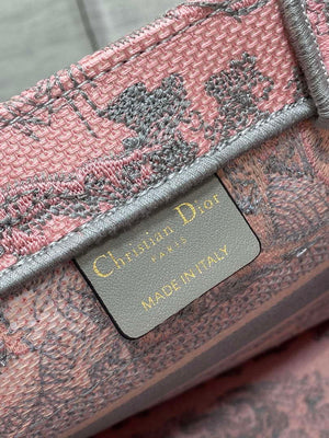 Dior M1265 Small Book Tote Toile de Jouy Sauvage Embroidery M9606 - Default Title - View 9