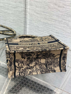 Dior M1265 Small Book Tote Toile de Jouy Sauvage Embroidery M9607 - Default Title - View 7