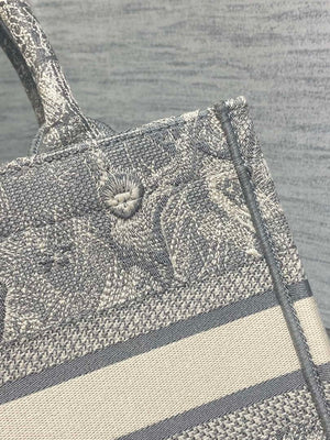 Dior M1265 Small Book Tote Toile de Jouy Sauvage Embroidery M9609 - Default Title - View 5